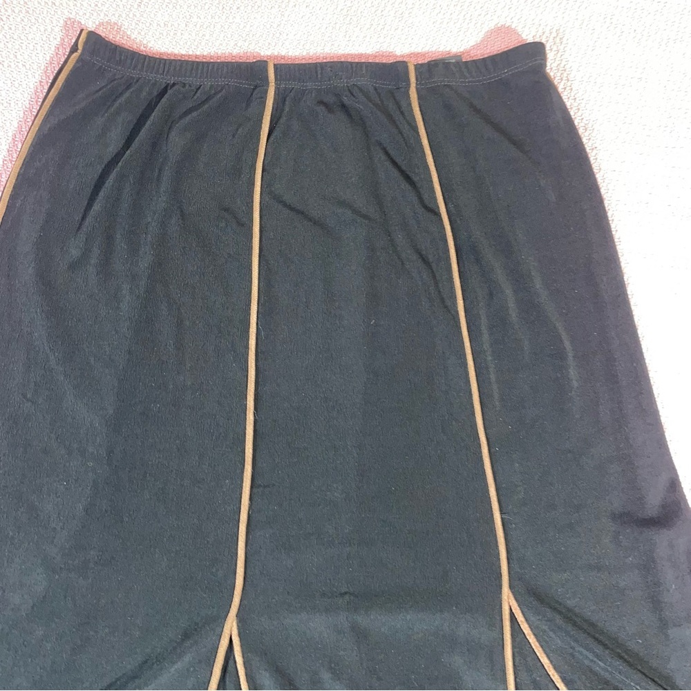 Citiknits Womens Long Maxi Skirt Size L Black - Picture 6 of 13